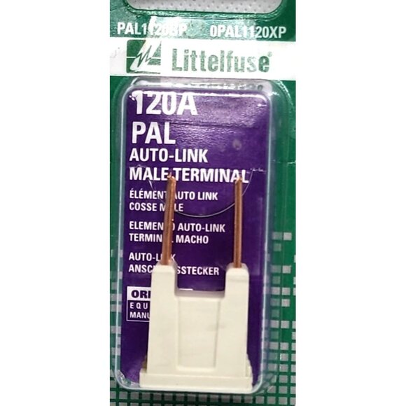 Adv Littelfuse 120A PAL Auto-Link Male-Terminal Fuse - Picture 2 of 6